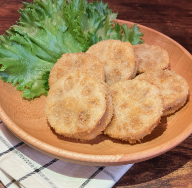 レンコンのはさみ揚げ